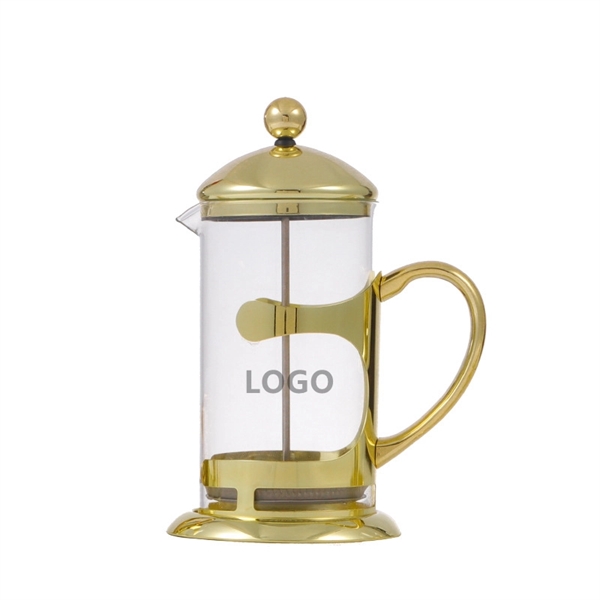 Gold French Press Coffee Maker 34oz