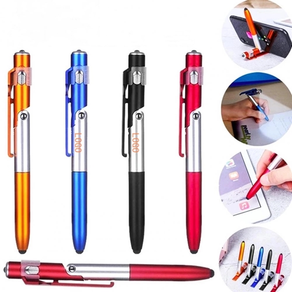 4-in-1 Foldable Ballpoint Pen