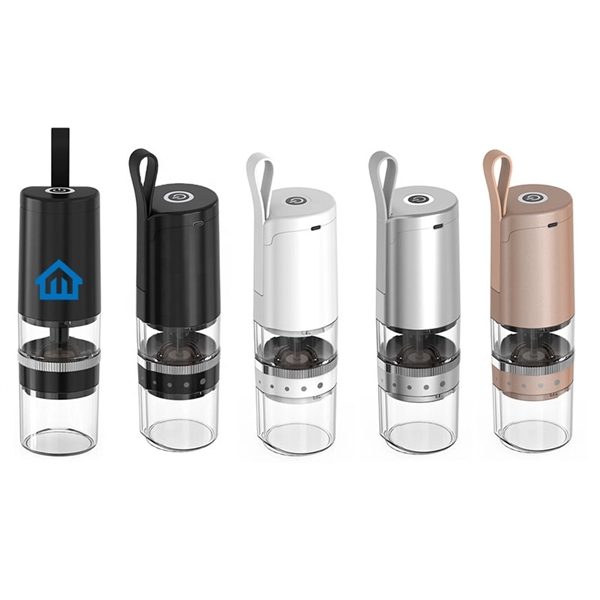 Slim Electric Coffee Grinder Rechargeable Machine