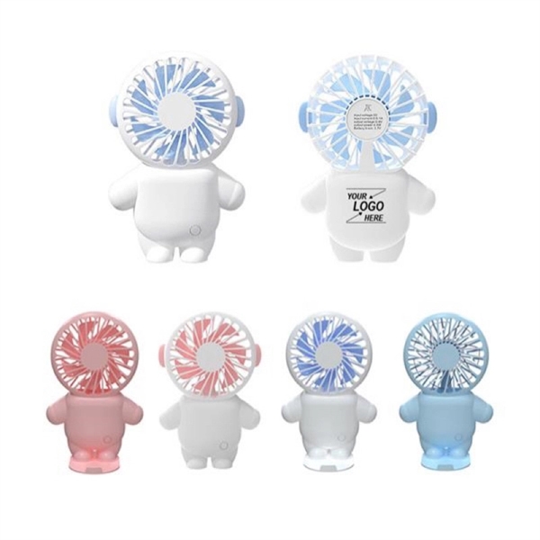 Astronaut Mini Hand Fan with Phone Holder