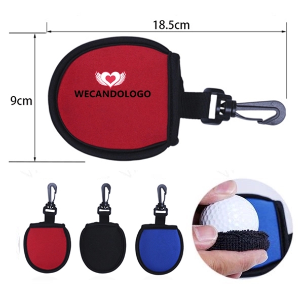 Golf Ball Cleaning Pouch