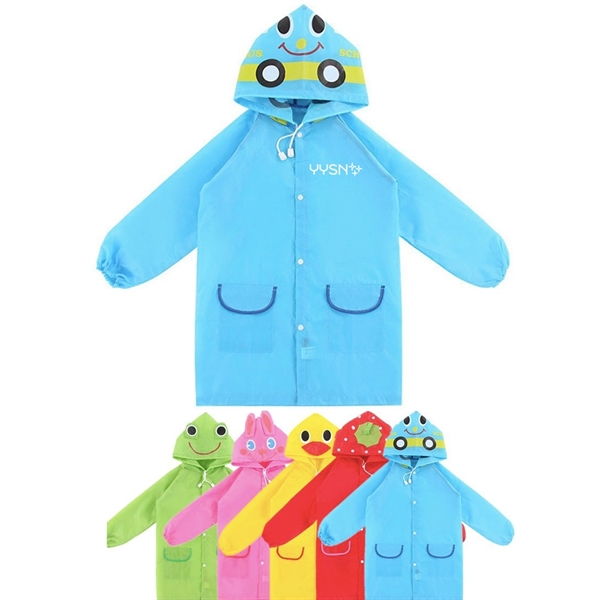 Children Cartoon Animal Raincoat