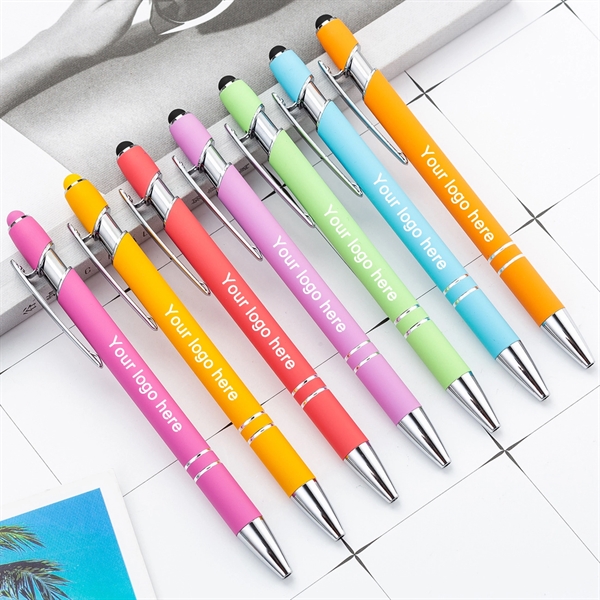 2in1  Stylus Metal Ballpoint Pen with Screen Touch
