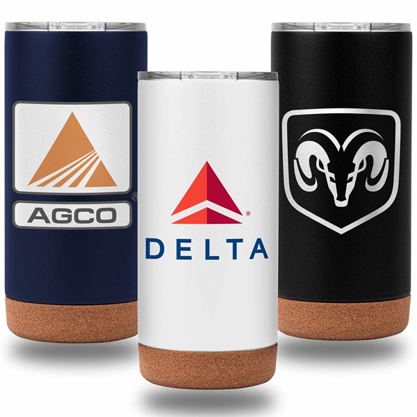 Cork Bottom 18oz. Vacuum-Sealed Mug