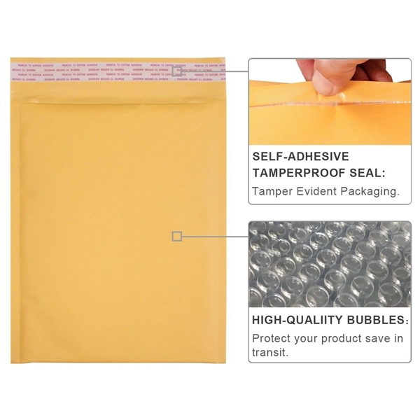 5.1 x 5.1 Inch Kraft Bubble Mailer Self Seal Padded Envelope