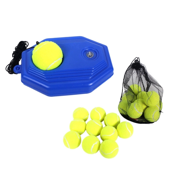 Single Tennis Trainer For Beginner With 2 Balls