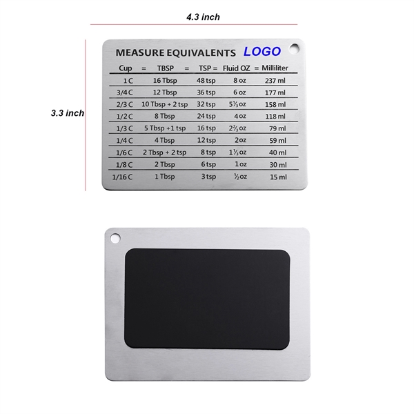 Magnetic Kitchen Conversion Chart