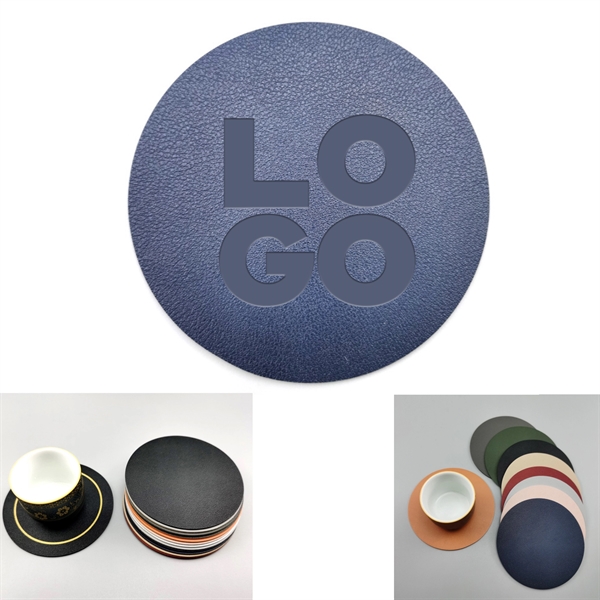 Simple Pu Leather Coaster