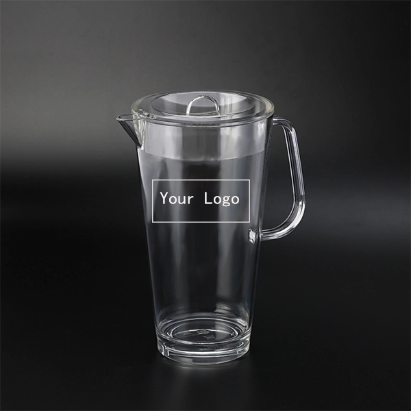 64 oz Plastic Carafe Acrylic Pitcher with Lid and Handle