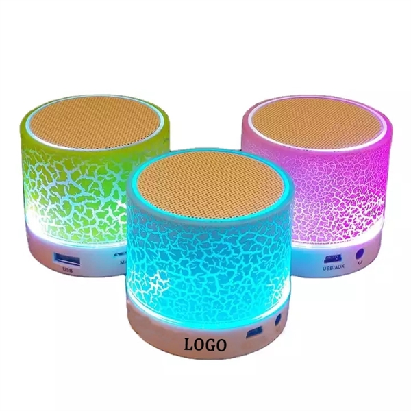 Colorful Led Tf Card Usb Bluetooth Subwoofer