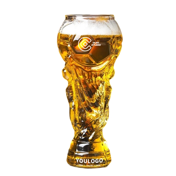 16oz World Cup Soccer Hercules Beer Mug Tumblers