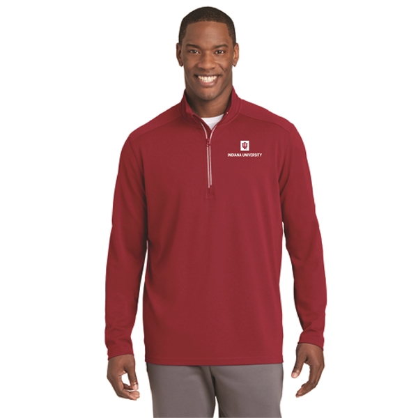 Sport-Tek Sport-Wick Textured 1/4-Zip Pullover.