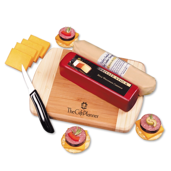 Sausage and Cheese Chopping Board Gift