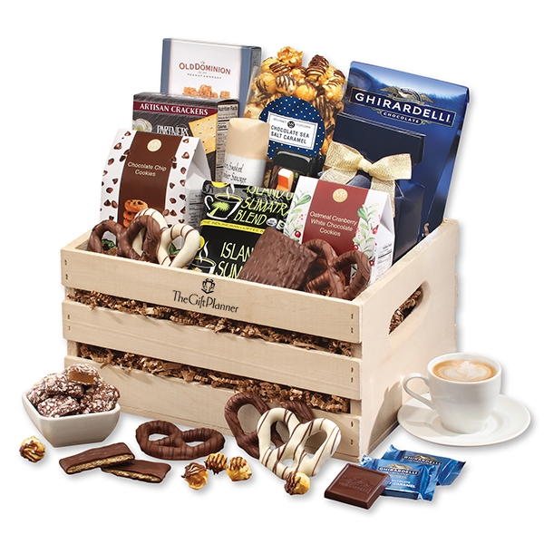 Gourmet Chocolate and Treats Crate Deluxe