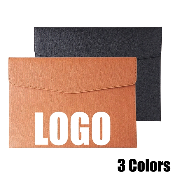 PU Leather Business Lawyer A4-Size Portfolio File Folder