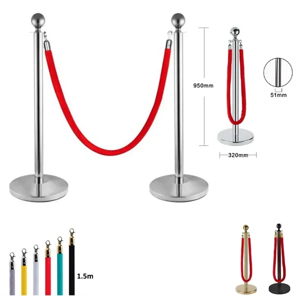 Stand With Rope Stachions Party Stands with Velvet Rope