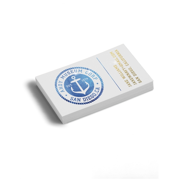 Business Cards - 18pt C1S-4 Color 2 Sides -UV Coating Front
