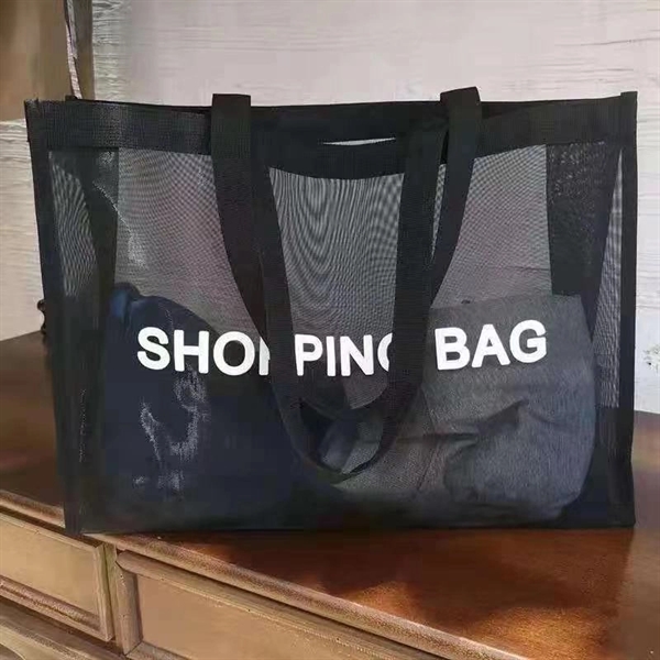 Lightweight Nylon Mesh Tote Bag