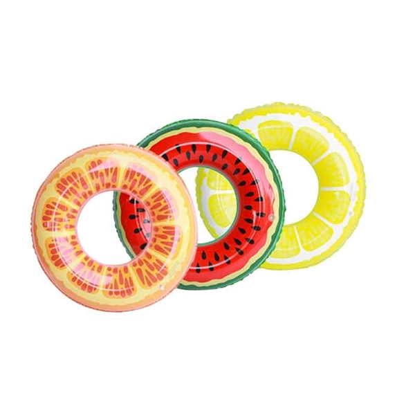 Fruit swimming rings for adults