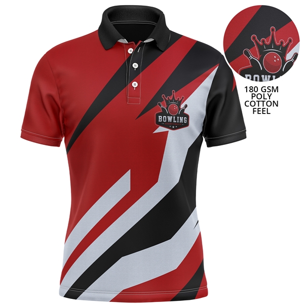 Unisex 180 GSM Jersey Knit Cotton Feel Polo Shirt