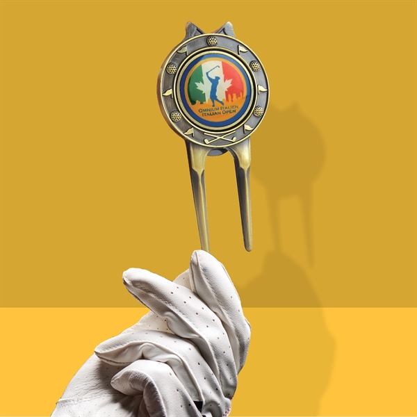 Ridged Golf Divot Tool (photoart)