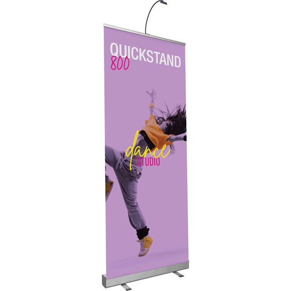 Quickstand Silver Retractable Banner Stand