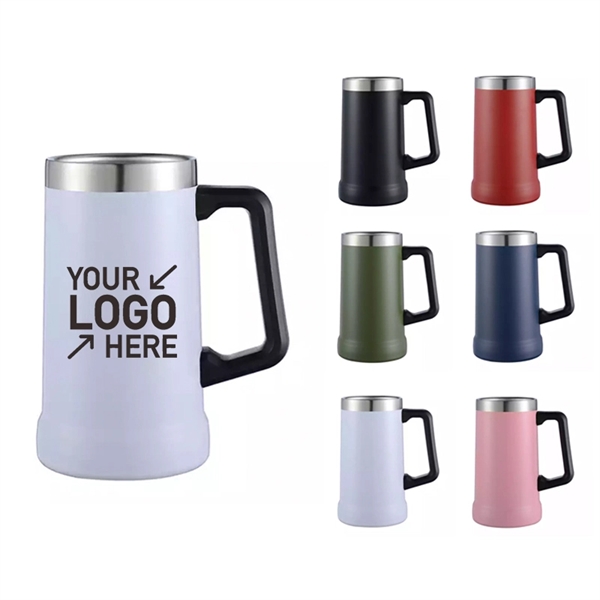 24oz Stainless Steel Vacuum Beer Stein