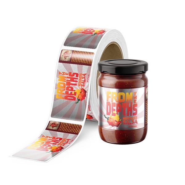 Silver BOPP Roll Labels