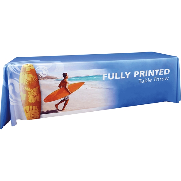6' Premium Dye Sub Printed Table Throw