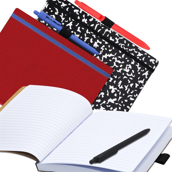 7" x 9" Senzabrite Perfect Bound Pen Journals