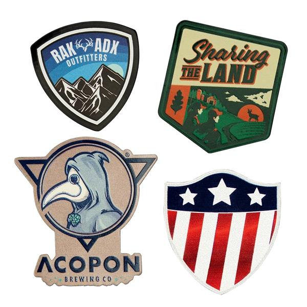 Custom Full Color Faux Leather Patches