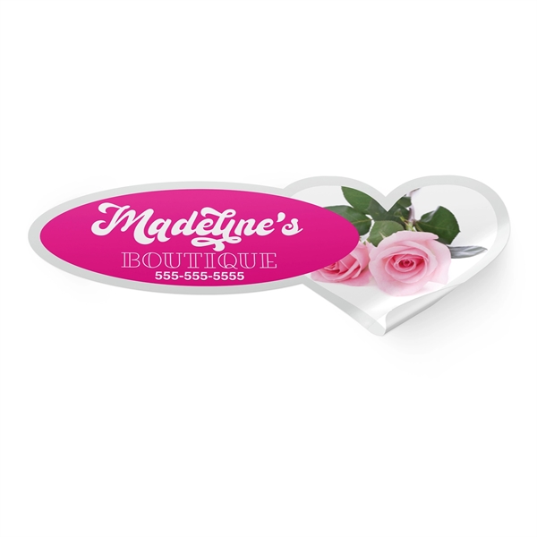 Clear Permanent Digital Outdoor Decals