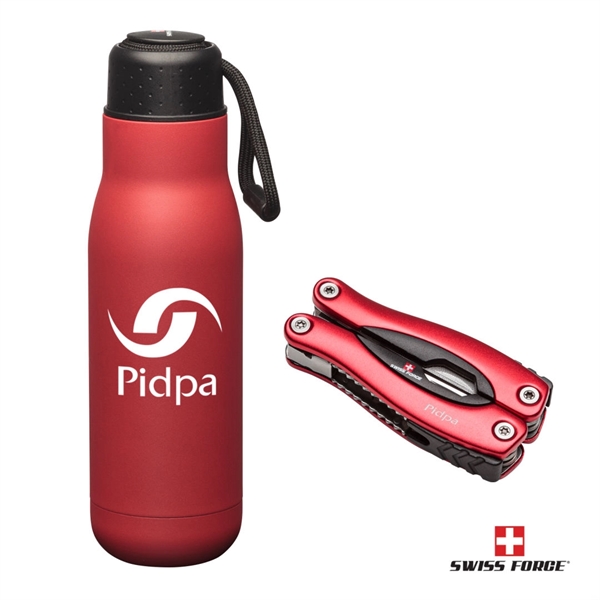 Swiss Force® Bonam Bottle & Multi-Tool Gift Set