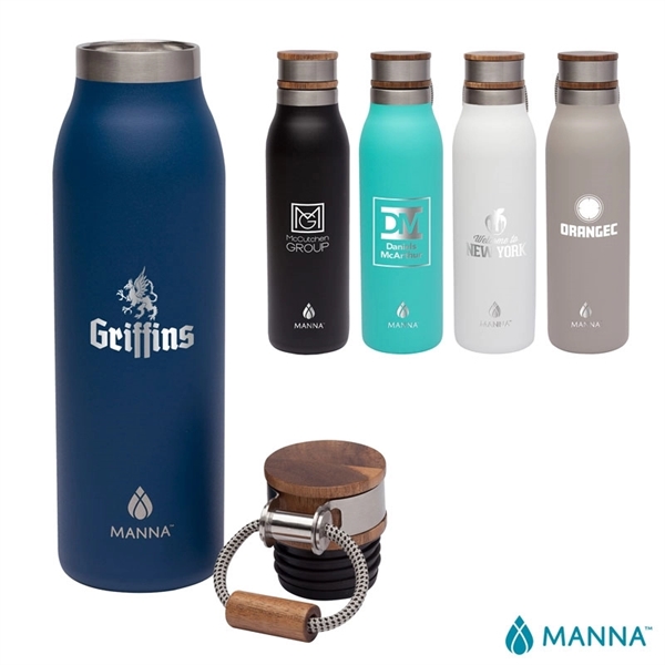 Manna™ 18 oz. Ascend Stainless Steel Water Bottle w/ Acac...
