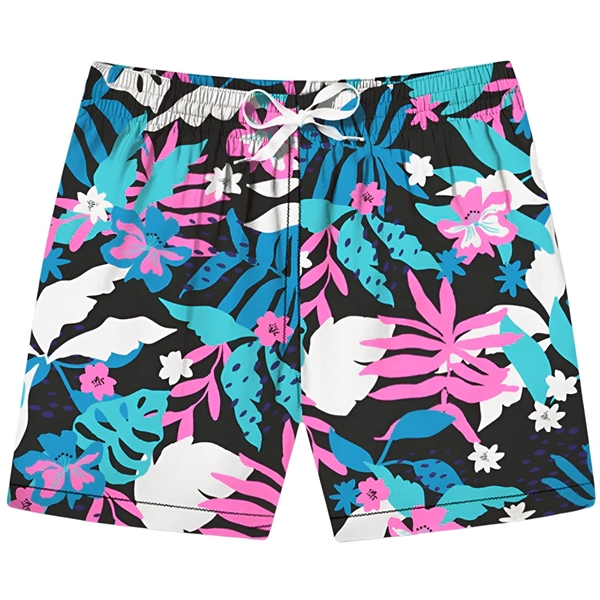 Unisex 280 GSM Spandex Interlock Fleece Swim Shorts