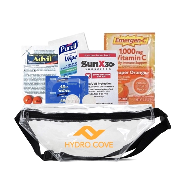 Clear Fanny Pack Stadium Survival Kit