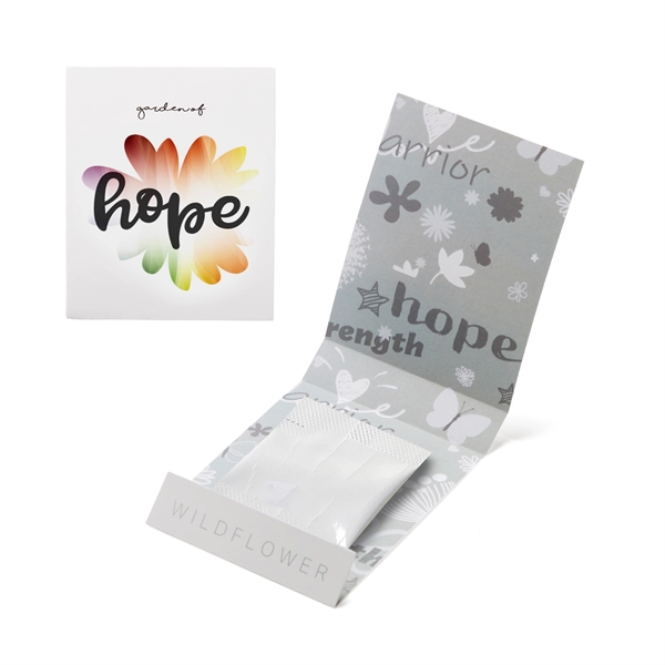 Gray Garden of Hope Seed Matchbook