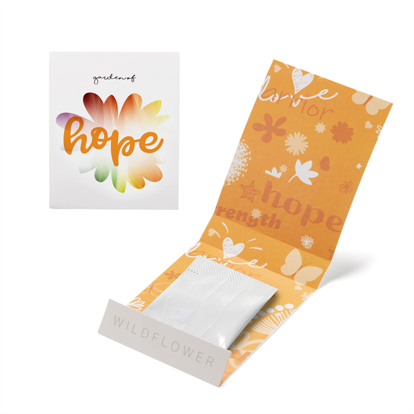 Orange Garden of Hope Seed Matchbook