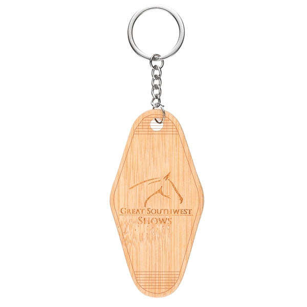 Bamboo Motel Style Keyring