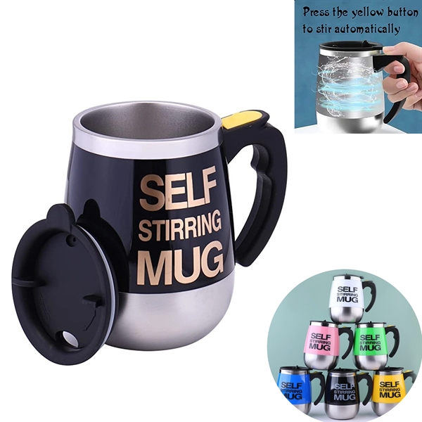 Self Stirring Mug Auto Mixing Stainless Steel Cup