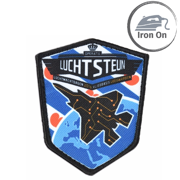 Dye-Sublimation Full Color Patches with Iron On Backing