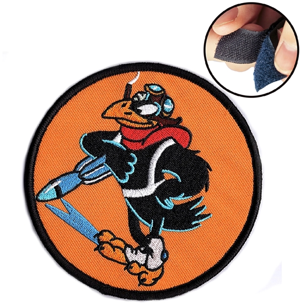 75% Custom Embroidered Patches - Hook & Loop Backing