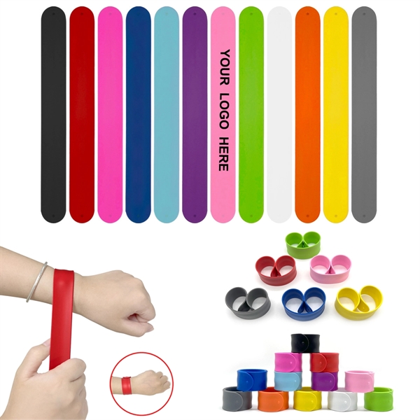 Silicone Slap Bracelet/Wristband/Band