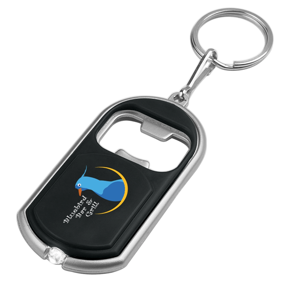 Bottle Opener Key Chain With LED Light