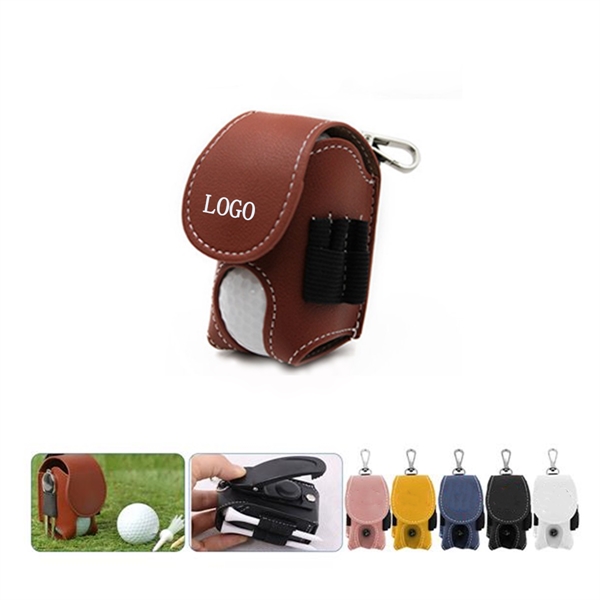 Mini Portable Golf Ball Case Waist Holder Bag Storage Pouch