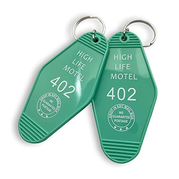 Motel Keychain Vintage Key Tag