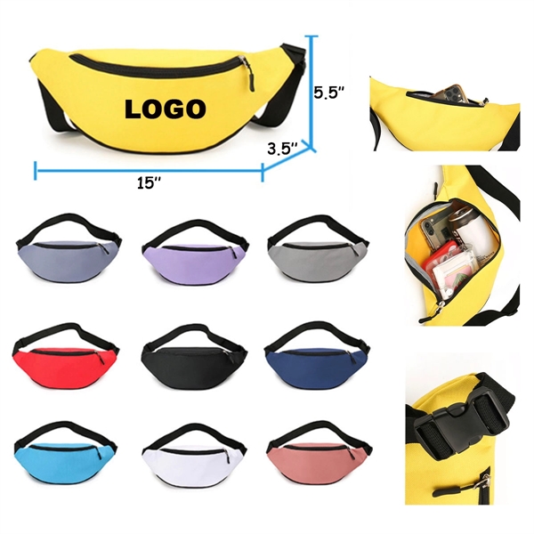 Custom Colorful Polyester Fanny Pack