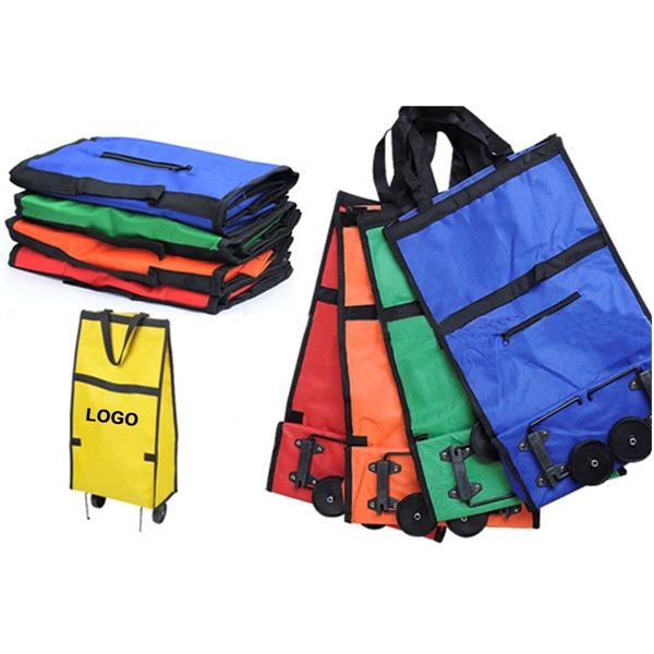 Portable Foldable Shopping Trolley Bag