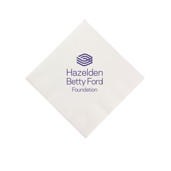 White Beverage Napkins