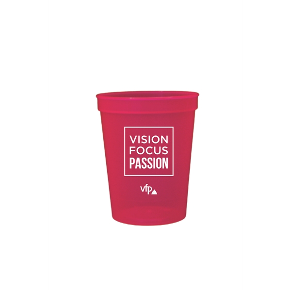 16oz. Hot Pink Stadium Cups